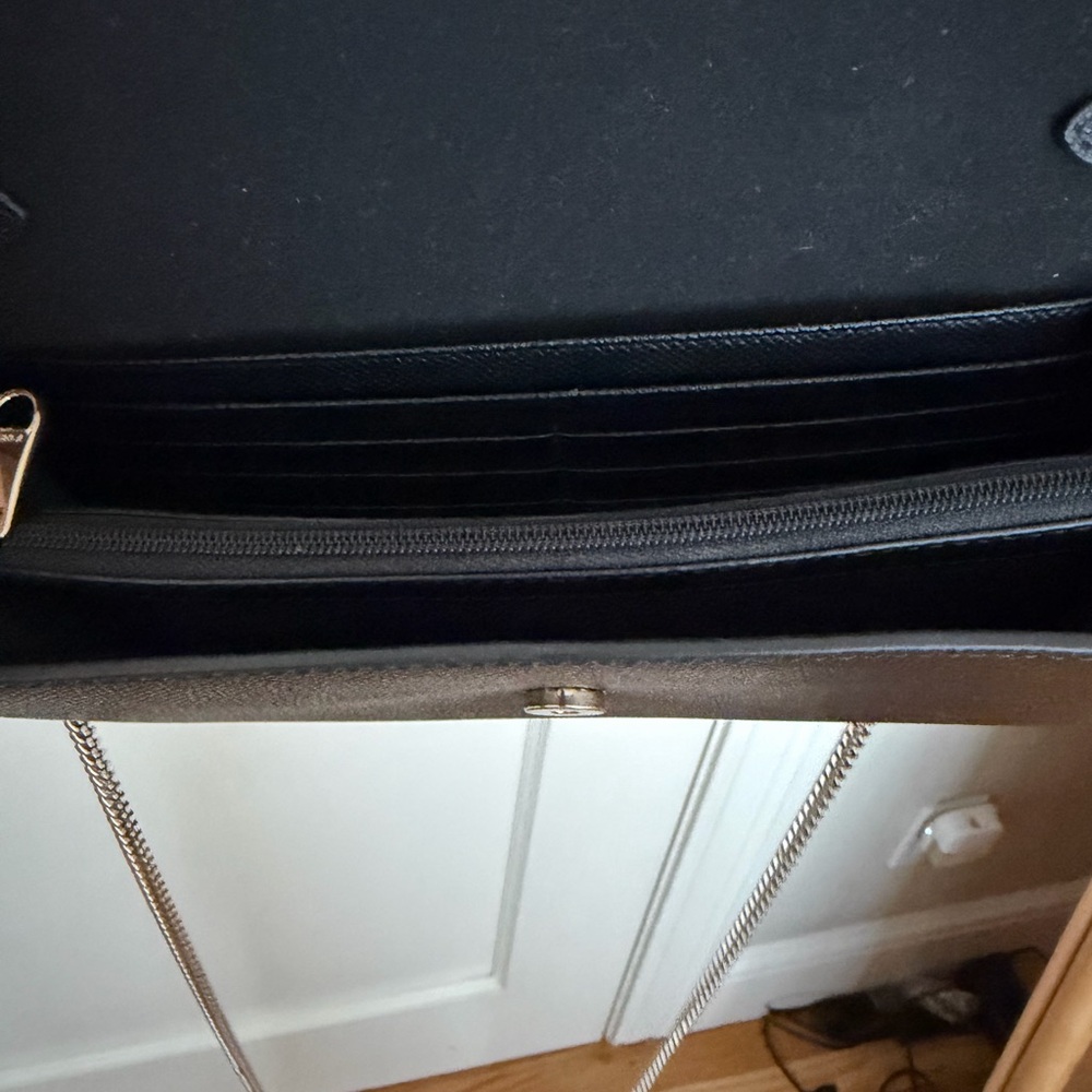Furla Black Crossbody Bag with Gold Chain - Picture 3 of 3